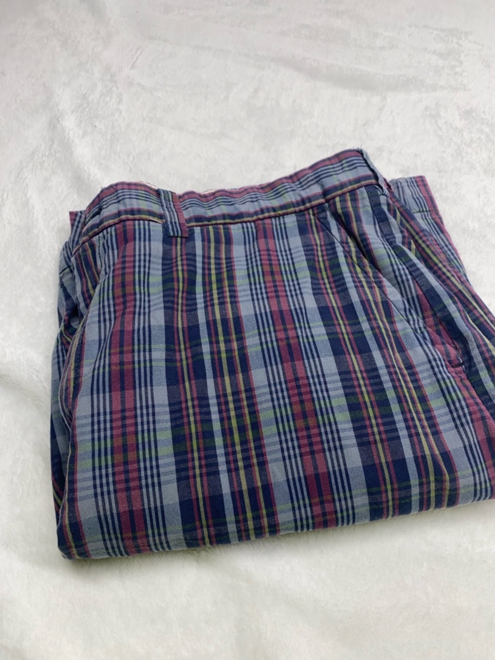 Vintage Ralph Lauren Polo Men’s Shorts Purple Striped Size 40